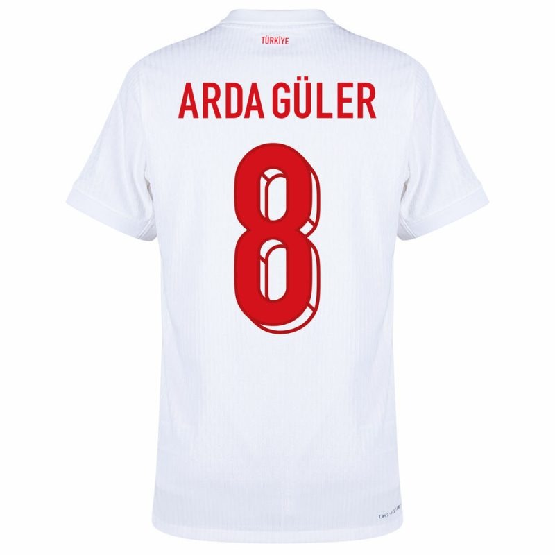 Camiseta local Turquía ARDA GÜLER 2024/25 - Blanca