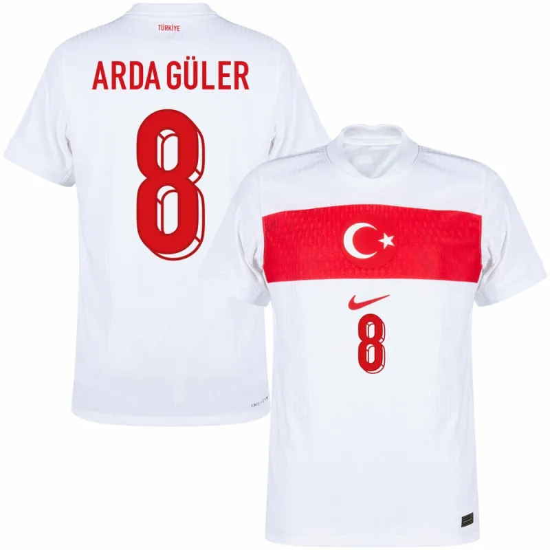 Camiseta local Turquía ARDA GÜLER 2024/25 - Blanca