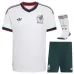 Messico 2026/27 set maglia trasferta bambino bianca