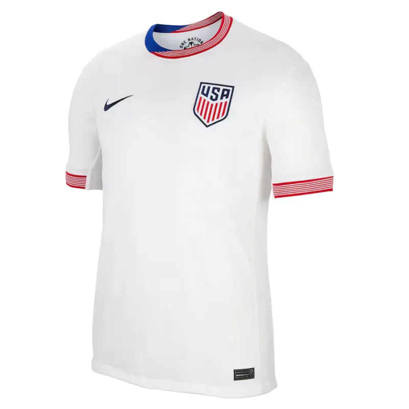 The US team's 2024/25 children's home jersey, white