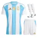 Argentina 2024/25 Home Replica Kids Kit - Light Blue