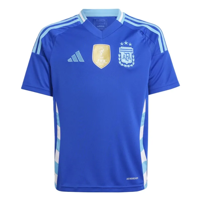 Maillot de l'équipe d'Argentine en déplacement 2024/25 pour enfants (Bleu)