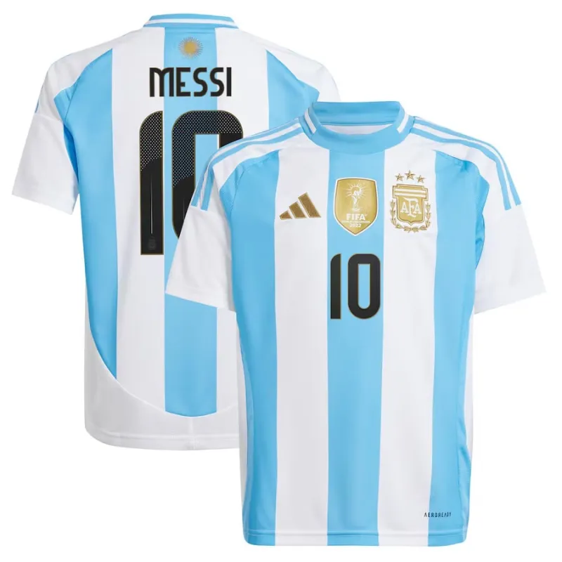 Argentina 2024/25 Home Kids' Jersey (Sky Blue)