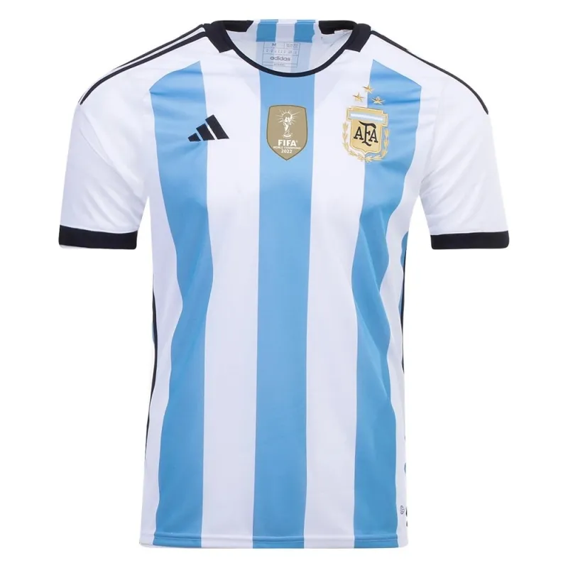 Argentinien 2022/23 3 Sterne Heim Kinder Trikotset - Himmelblau