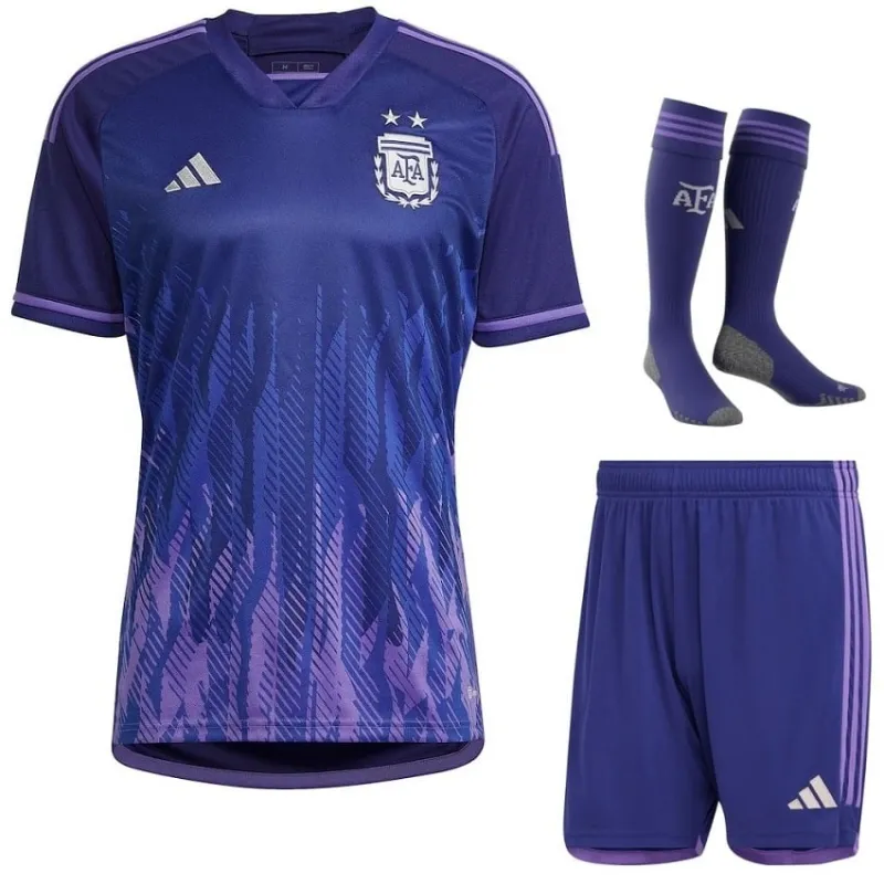 Argentine 2022 Coupe du Monde Extérieur Enfant Complet - Bleu