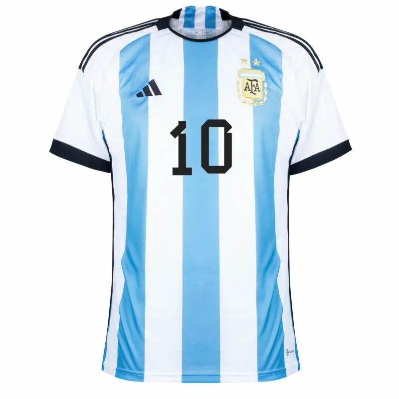 Messi, Maillot domicile de l'Argentine pour la Coupe du monde 2022 (Bleu ciel)