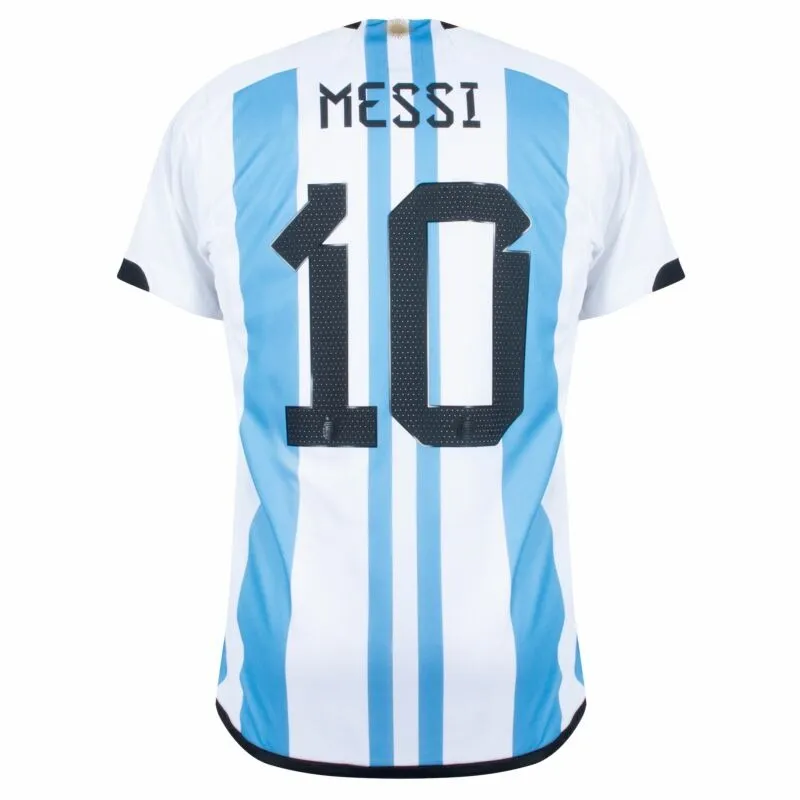 Messi, Maillot domicile de l'Argentine pour la Coupe du monde 2022 (Bleu ciel)