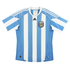 Argentina 2010 Home Jersey (Blue and White) Image