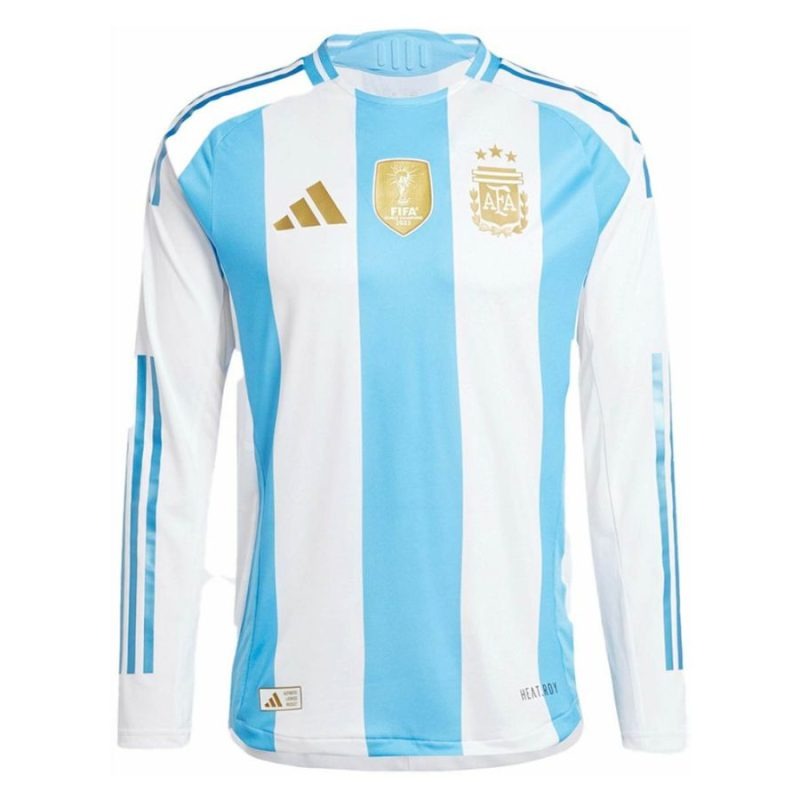 Argentina 2024/25 Home Long Sleeve Replica Jersey - Light Blue