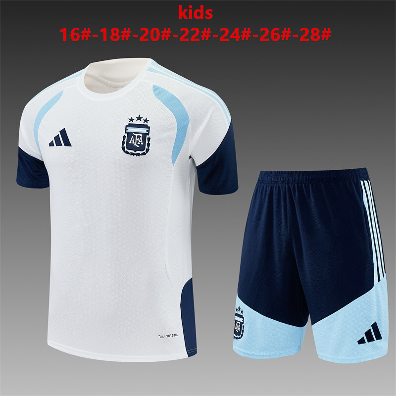 Argentina 2026/27 Kids Training Set white