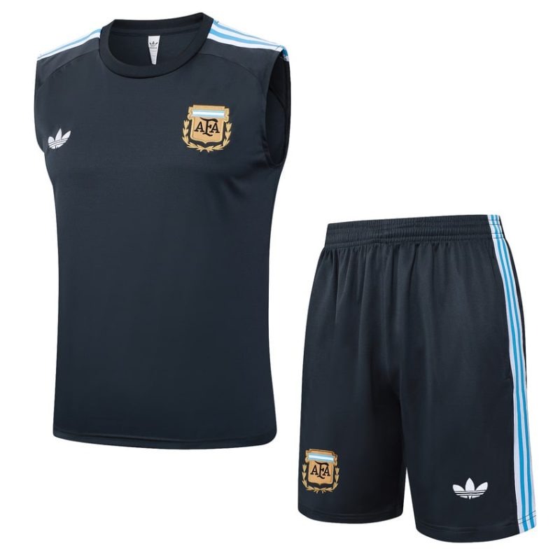 Argentina 2025/26 Tank Top + Shorts Set - Dark Blue