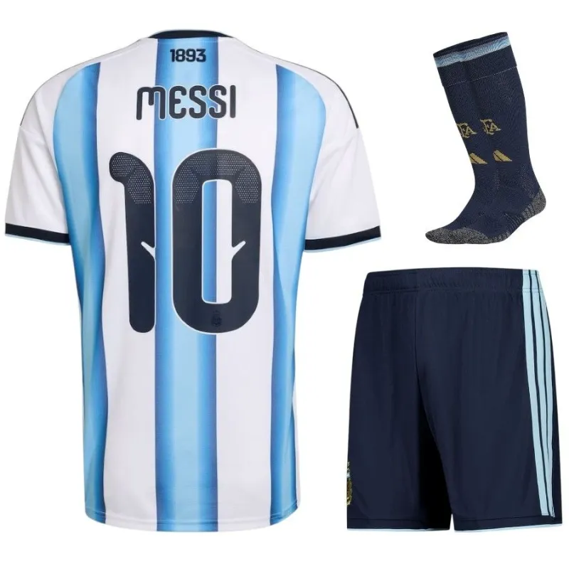 Ensemble Domicile Enfant MESSI Argentine 2026/27 - Bleu/Blanc