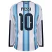 Argentinien MESSI 2026/27 Heimtrikot mit langen Ärmeln - Blau/Weiß