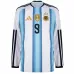 Argentina J.ALVAREZ 2026/27 Camiseta local de manga larga - Azul/Blanca