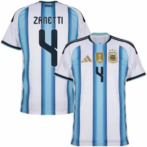 Argentina ZANETTI 2026/27 Home Jersey - Blue/White