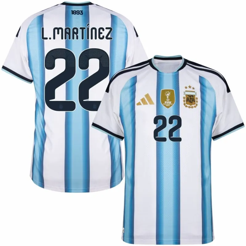 Argentina L.MARTINEZ 2026/27 Home Jersey - Blue/White