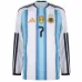 Argentina DE PAUL 2026/27 Camiseta local de manga larga - Azul/Blanca