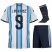 Argentinien J.ALVAREZ 2026/27 Heimkit Kinder - Blau/Weiß