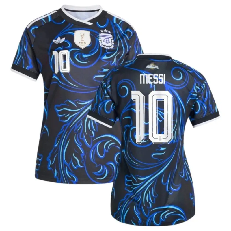 Maillot Femme Extérieur Argentine MESSI 2026/27 Bleu