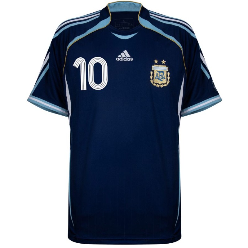 Maillot Extérieur Rétro Argentine RIQUELME 2006 Bleu