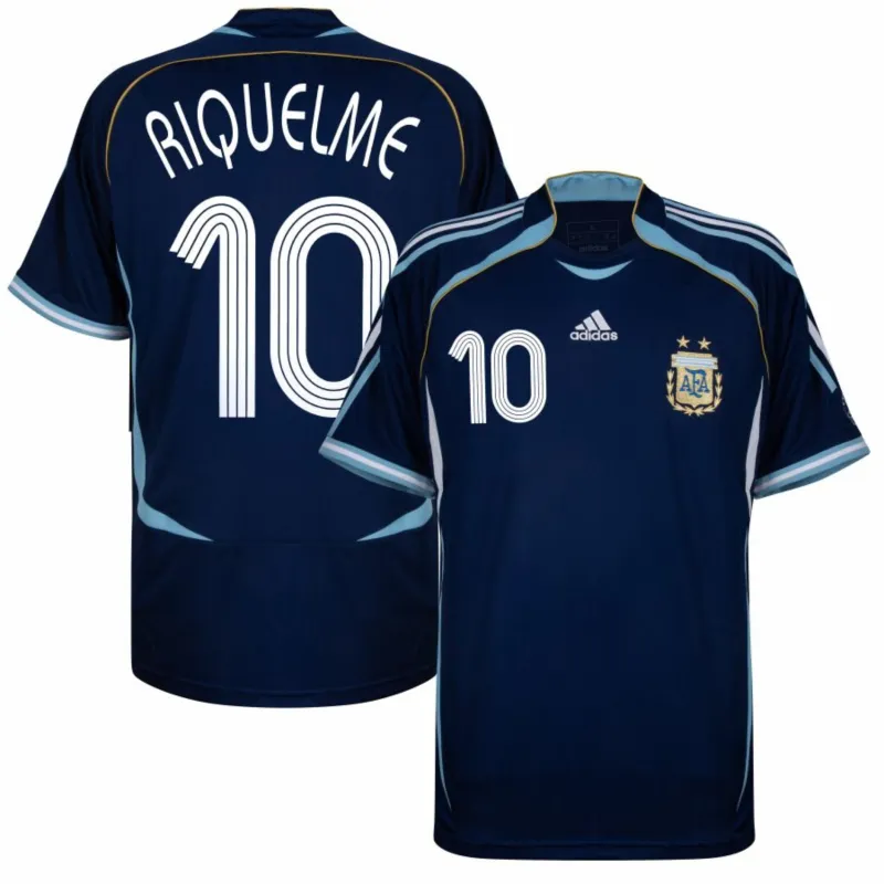 Maillot Extérieur Rétro Argentine RIQUELME 2006 Bleu