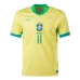 Raphinha, Maillot d'entraînement du Brésil 2024/25, Version pour les supporters, Jaune