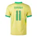 Raphinha, Maillot d'entraînement du Brésil 2024/25, Version pour les supporters, Jaune