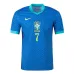 Vini Jr. Maillot d'extérieur du Brésil 2024/25, Version pour les supporters, Bleu