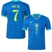 Vini Jr. Maillot d'extérieur du Brésil 2024/25, Version pour les supporters, Bleu