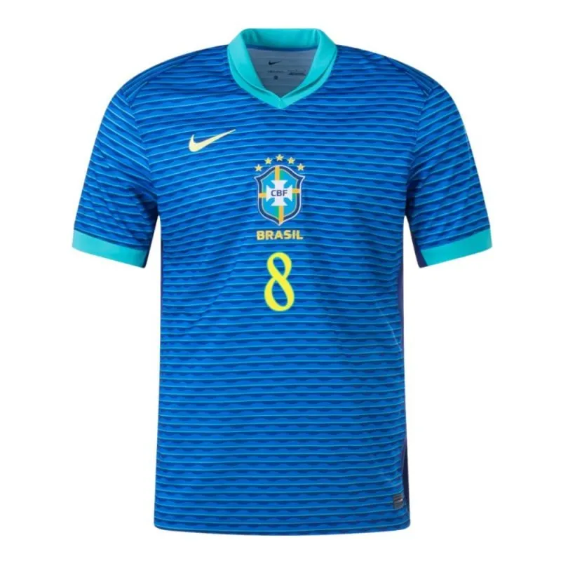 Paquetá, Brazil 2024/25 Away Jersey, Fan Version, Blue