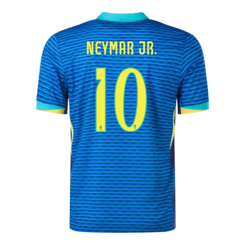 Neymar Jr., Camiseta de fuera del Brasil 2024/25, edición de hinchas, Azul
