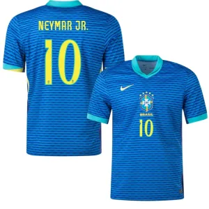 Neymar Jr., Brazil 2024/25 Away Jersey, Fan Version, Blue