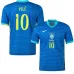 Pelé, Brazil 2024/25 Away Jersey, Fan Version, Blue