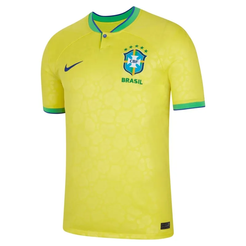 Brazil 2022 World Cup Home Player Jersey (Yellow)