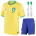 Brazil 2022/23 Home Kids Fan Edition Kit - Yellow