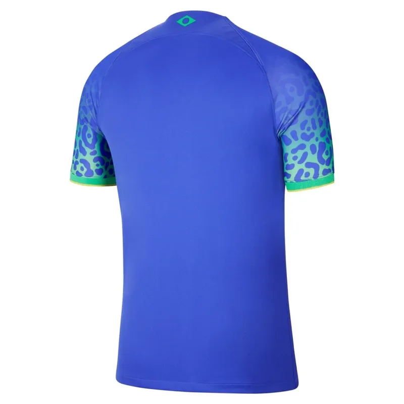 Maglia del giocatore della squadra del Brasile per la Coppa del mondo 2022 (Maglia fuori casa, Blu)