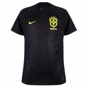 Brazil 2022 World Cup Home Goalkeeper Fan Jersey (Black)