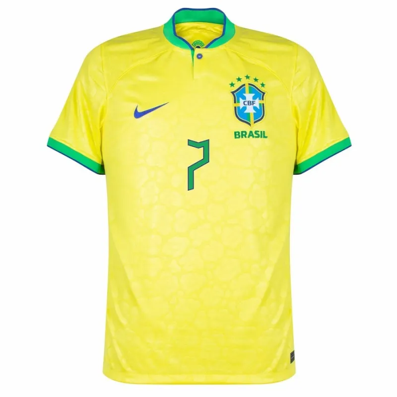 L. Paqueta, 2022 FIFA World Cup Brazil Home Jersey (Yellow)