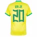 Vini Jr Brazil 2022 World Cup Home Jersey - Yellow