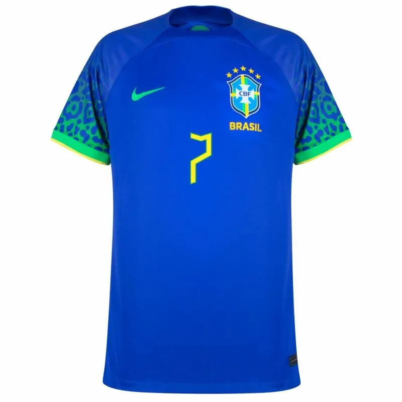 L. Paqueta, Brazil 2022 World Cup Away Fan Jersey (Blue)