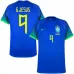 G. Jesus, Maglia dei tifosi della squadra del Brasile per la Coppa del mondo 2022 (Maglia fuori casa, Blu)