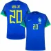 Vini Jr Brazil 2022 World Cup Away Jersey - Blue