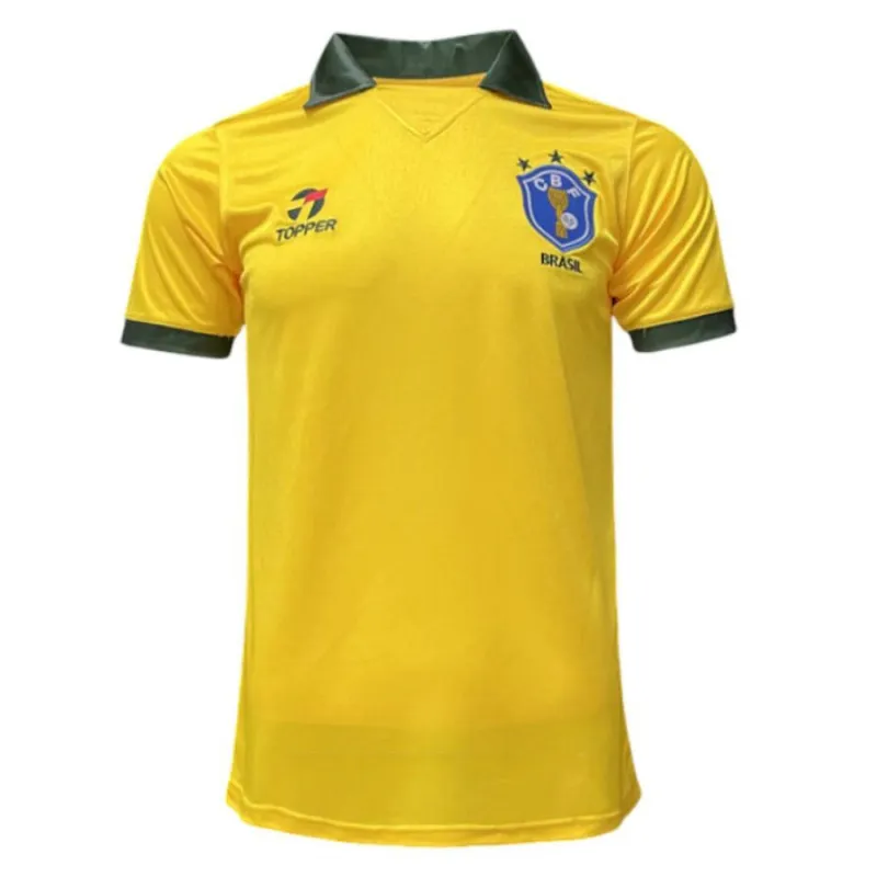 Brazil 1988 Home Jersey (Yellow)
