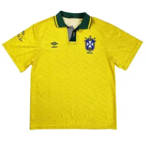 Brazil 1991 Home Jersey (Yellow)