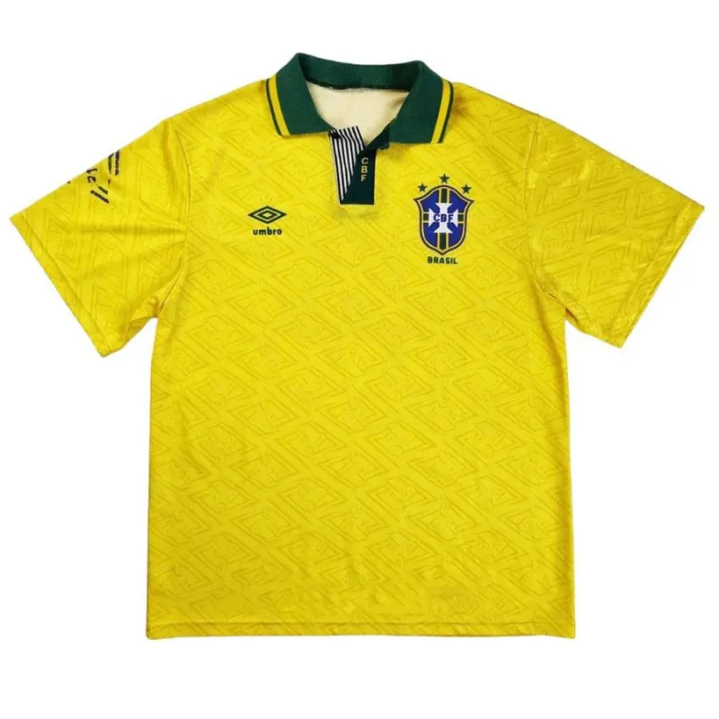 Brasil 1991 Camiseta de local (Amarilla)
