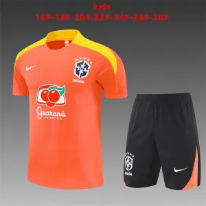 Brazil 2025/26 Kids Training Set Orange