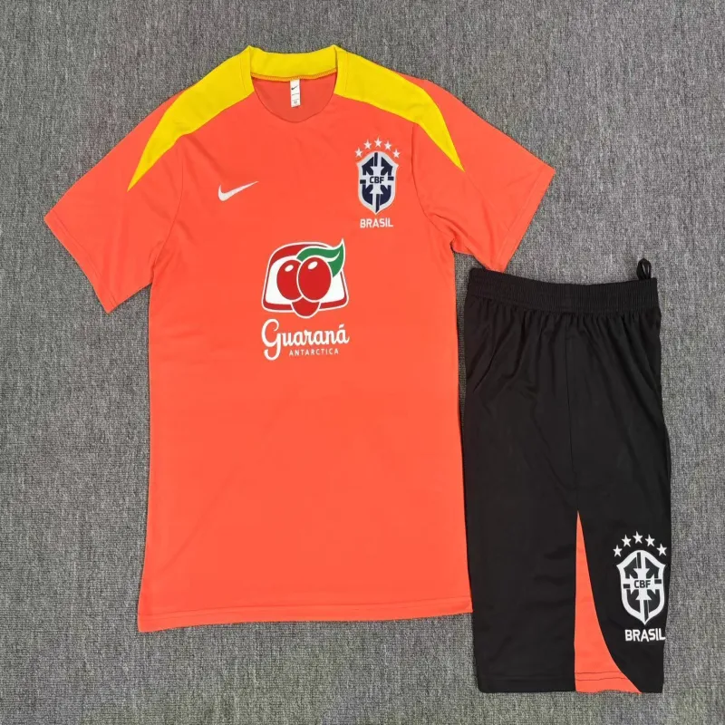 Brazil 2025/26 Kids Training Set Orange