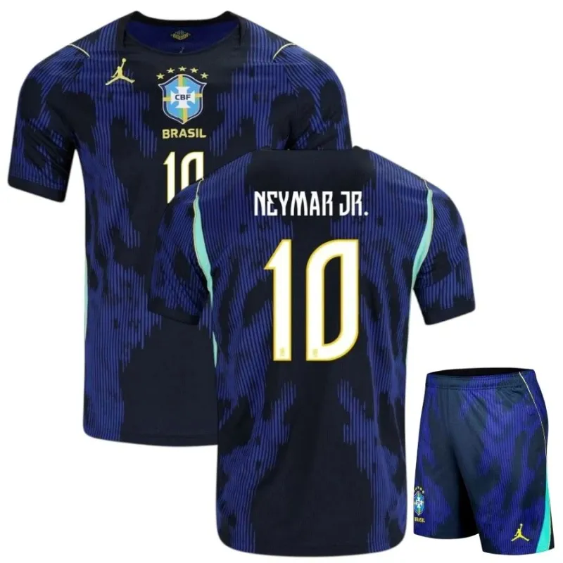Brazil NEYMAR JR 2026/27 Kids Away Set Blue