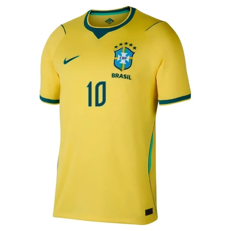 Maillot Domicile Brésil RONALDINHO 2026/27 Jaune