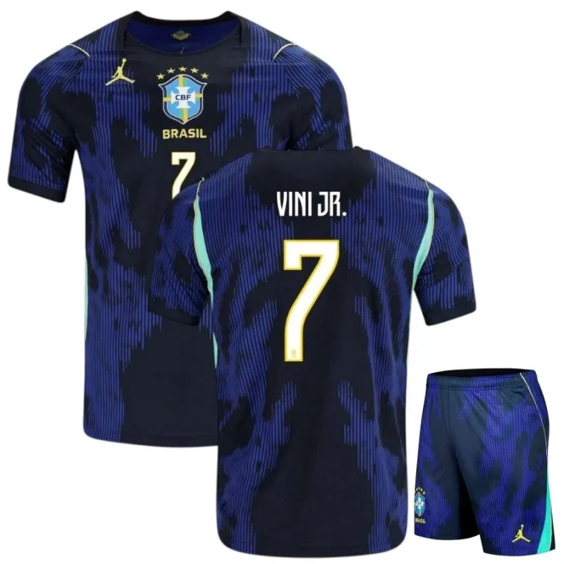 Kit Enfant Extérieur Brésil VINI JR 2026/27 Bleu